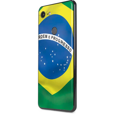Brazil Flag Google Pixel 3 XL Skin